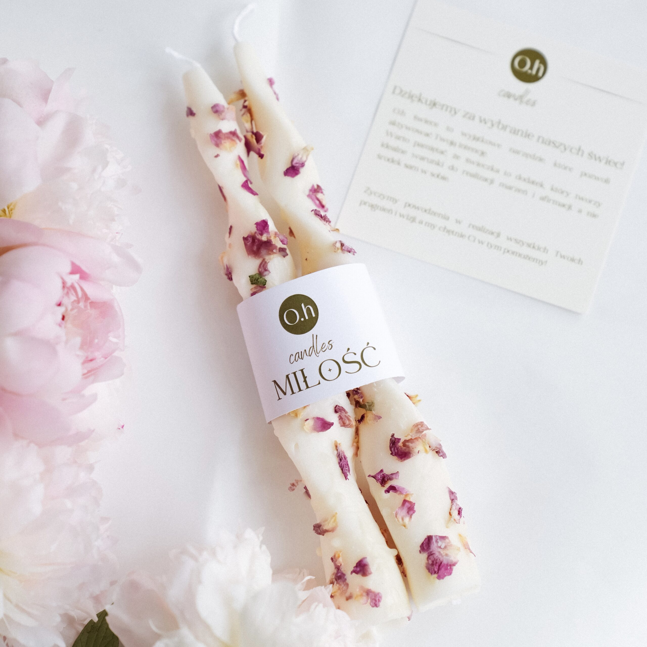 Świece rzepakowe Miłość świece rzepakowe, świece naturalne, świece ziołowem miłość, Róża, jaśmin, płatki róż, świece dekoracyjne, polskie zioła, suszone kwiaty